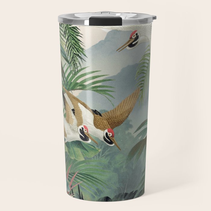 Sarus crane in the forest Travel Mug Gallery Image 1