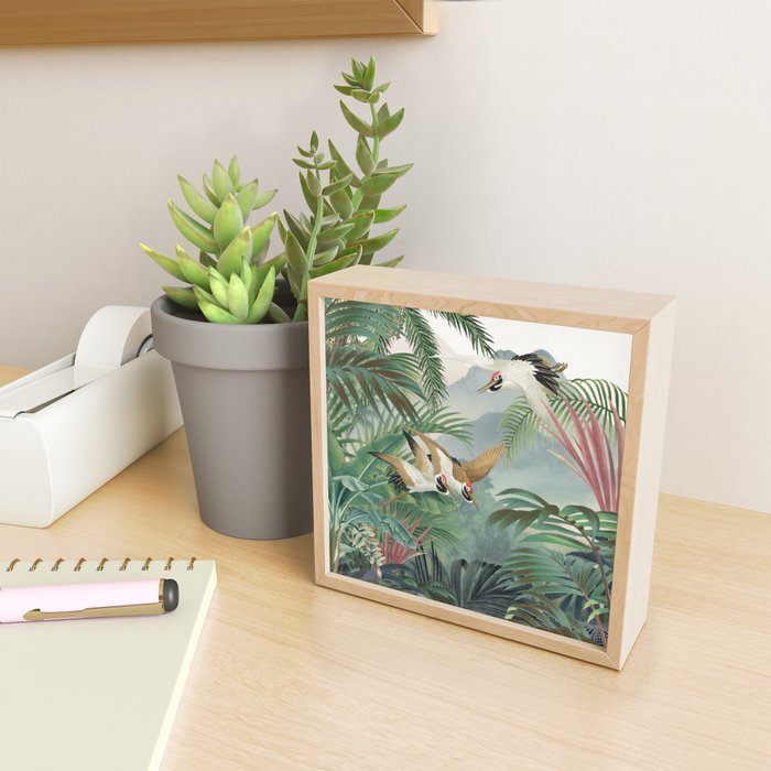 Sarus crane in the forest Mini Art Print Gallery Image 2