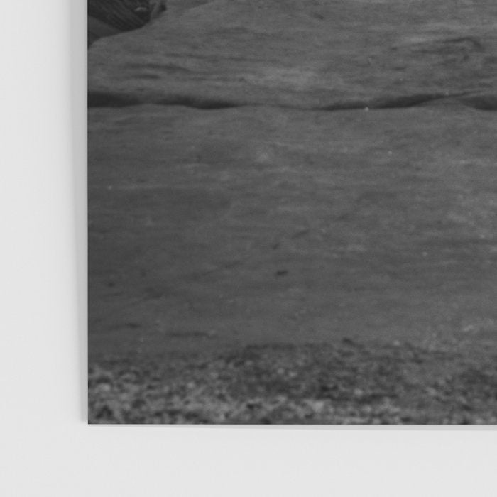 Rocky Pier Lake Erie Cleveland Ohio Black White Coastal Photography Print Poster Gallery Image 3