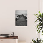 Rocky Pier Lake Erie Cleveland Ohio Black White Coastal Photography Print Poster Gallery Image 2