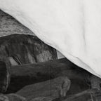 Rocky Pier Lake Erie Cleveland Ohio Black White Coastal Photography Print Comforter Gallery Image 4