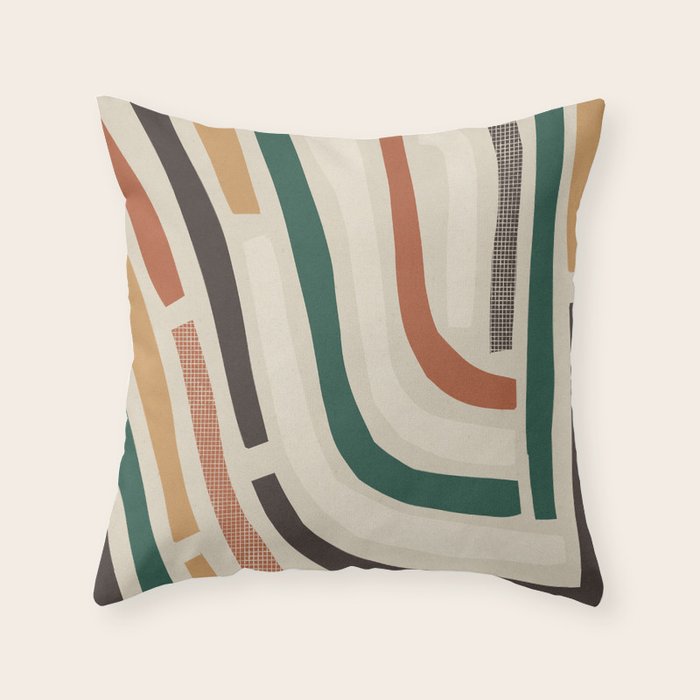 Labyrinth #2 Throw Pillow Gallery Image 6