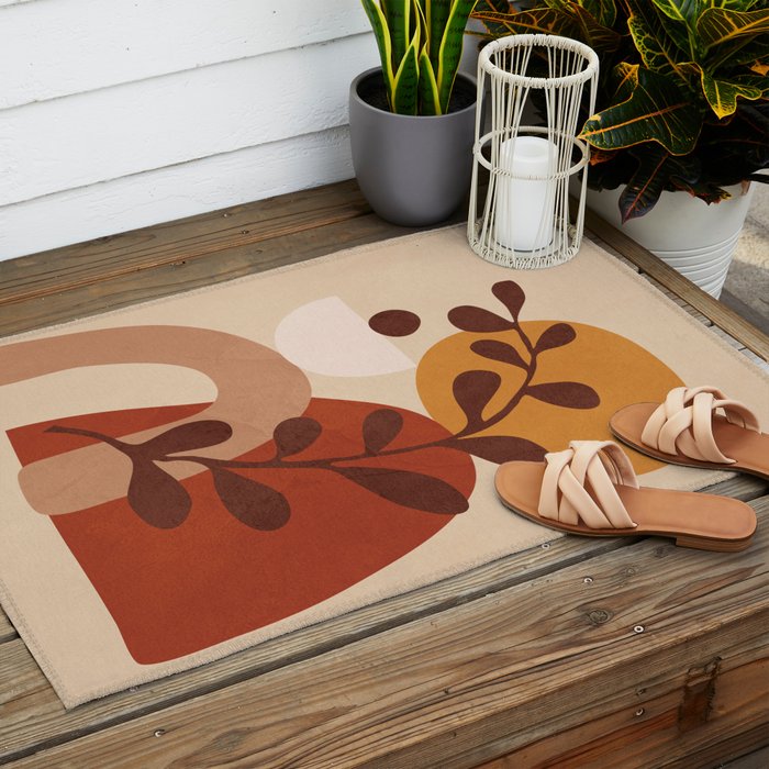 Abstract Art 23 Outdoor Rug Gallery Image 2