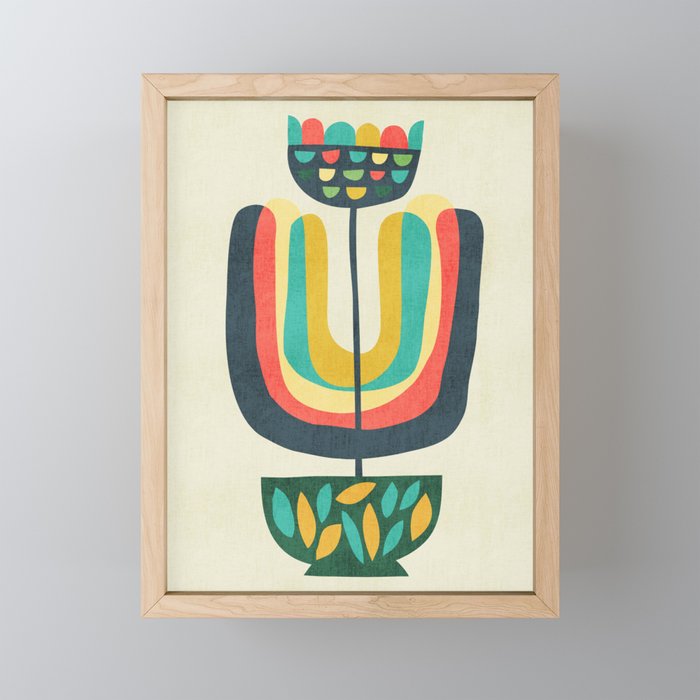 Potted Plant 3 Mini Art Print Gallery Image 1