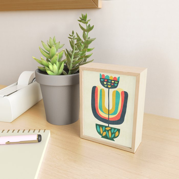 Potted Plant 3 Mini Art Print Gallery Image 2