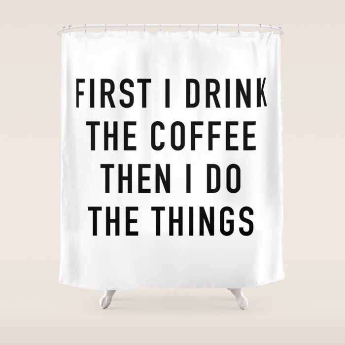 Coffee Shower Curtain Gallery Image 1