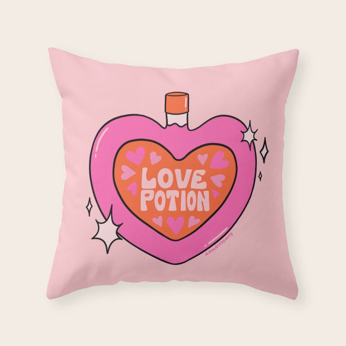 Love Potion Throw Pillow Gallery Image 6
