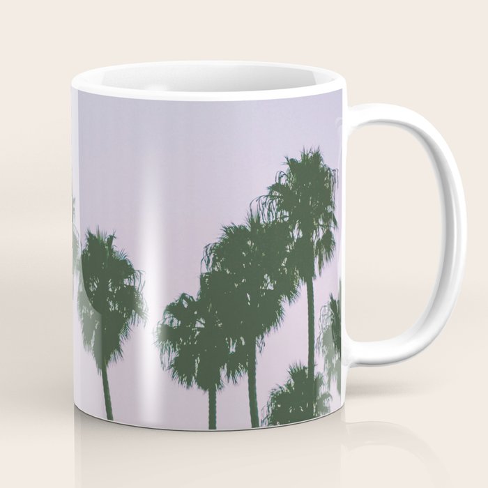 palm trees sunset iii Coffee Mug Gallery Image 1