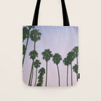 palm trees sunset iii Tote Bag Gallery Image 1