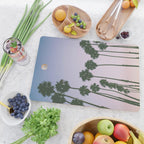 palm trees sunset iii Cutting Board Gallery Image 2