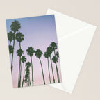 palm trees sunset iii Stationery Card Gallery Image 2