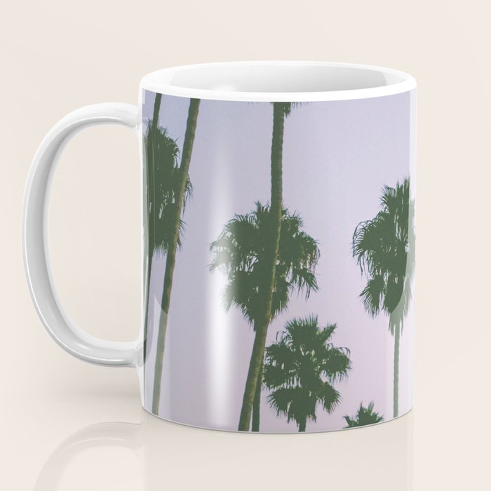 palm trees sunset iii Coffee Mug Gallery Image 3
