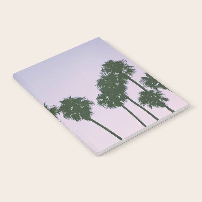 palm trees sunset iii Notebook Gallery Image 1