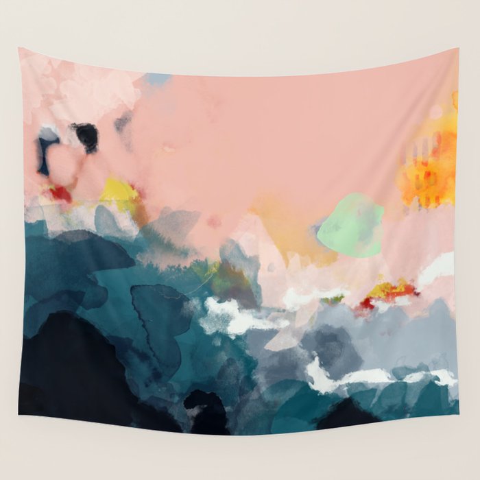 la mer Wall Tapestry Gallery Image 1