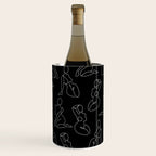 Full Body Girls in line black pattern Wine Chiller Gallery Image 3