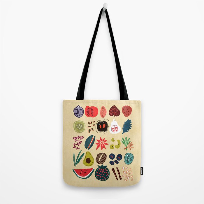 Fruit and Spice Rack Tote Bag Gallery Image 2