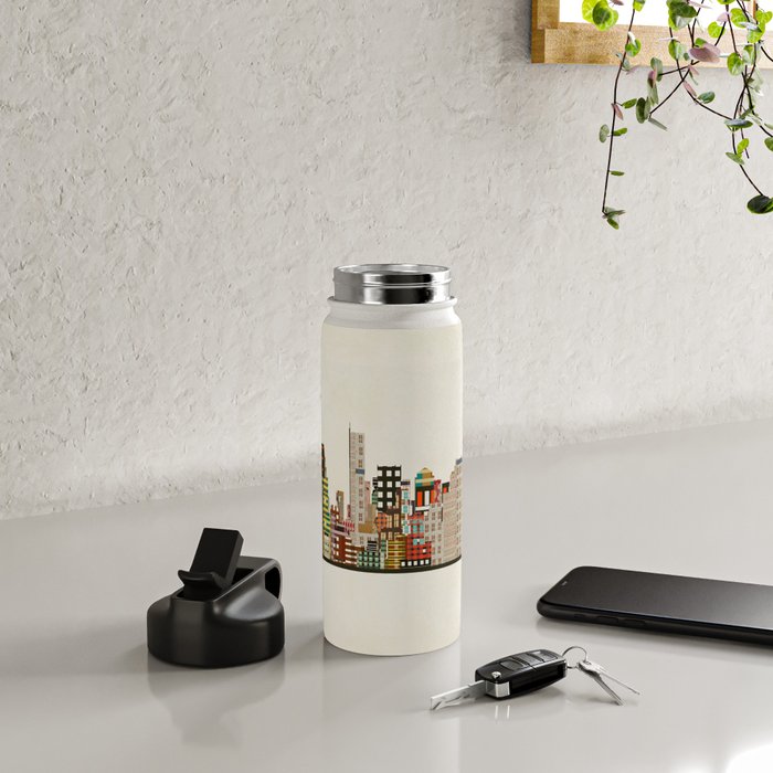 boston city skyline Water Bottle Gallery Image 5