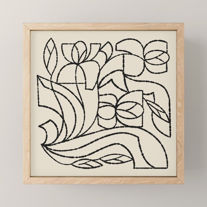 Linear Iris Mini Art Print Gallery Image 1