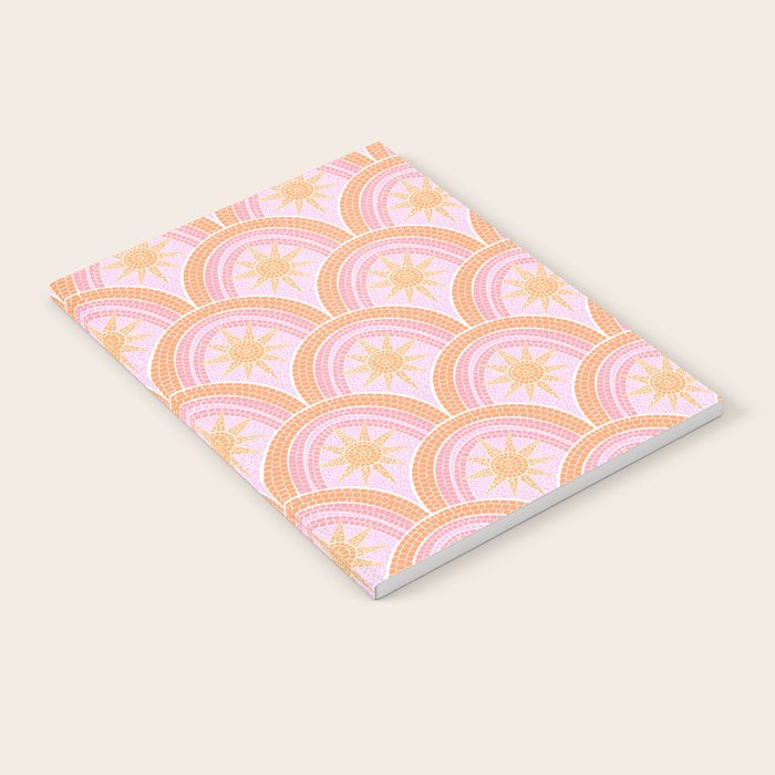 Bohemian Sunburst Mosaic Notebook Gallery Image 2