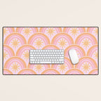 Bohemian Sunburst Mosaic Desk Mat Gallery Image 1