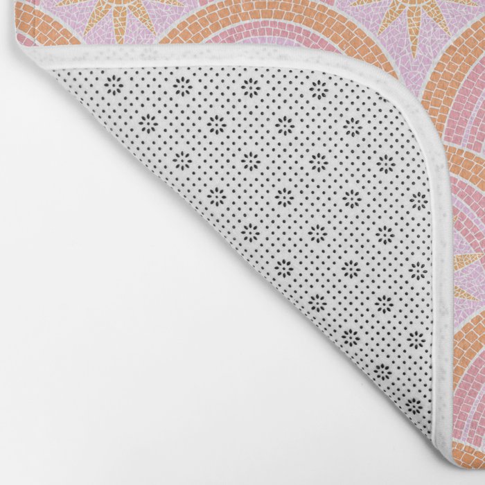 Bohemian Sunburst Mosaic Bath Mat Gallery Image 2
