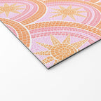 Bohemian Sunburst Mosaic Welcome Mat Gallery Image 2