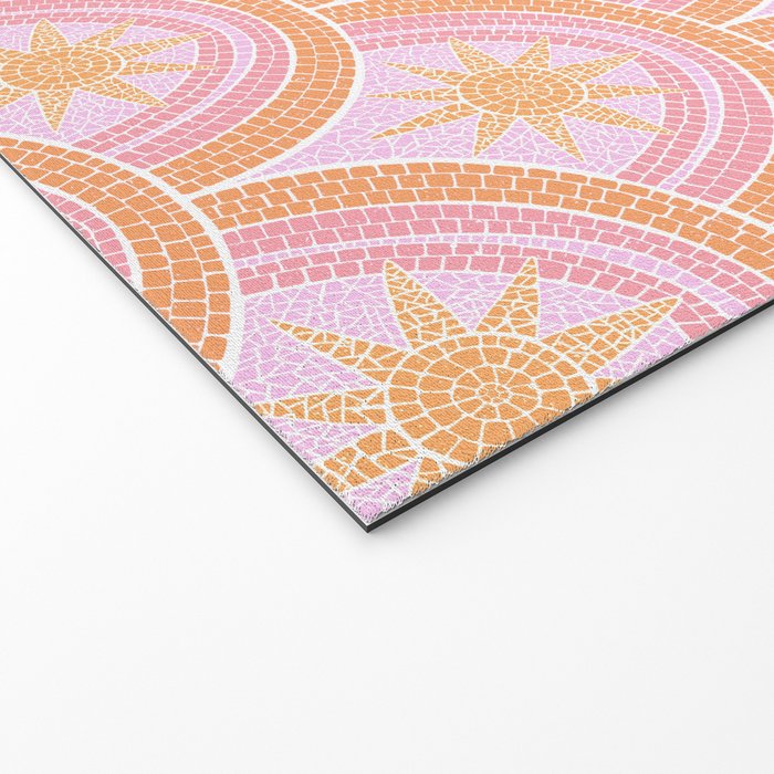 Bohemian Sunburst Mosaic Welcome Mat Gallery Image 2