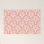Bohemian Sunburst Mosaic Welcome Mat Gallery Image 1