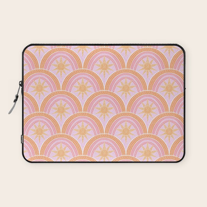 Bohemian Sunburst Mosaic Laptop Sleeve Gallery Image 1