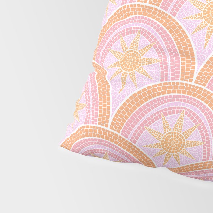 Bohemian Sunburst Mosaic Pillow Sham Gallery Image 4