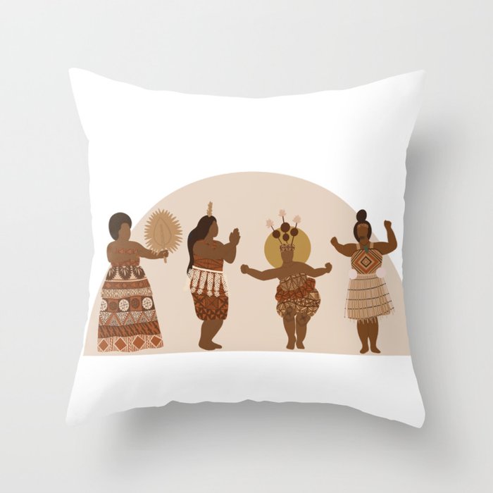 Women of Pasifika 6.0 Throw Pillow Gallery Image 6