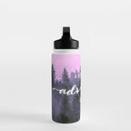 And So The Adventure Begins Pink Forest Water Bottle Gallery Image 3