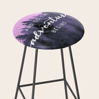 And So The Adventure Begins Pink Forest Stool Gallery Image 2