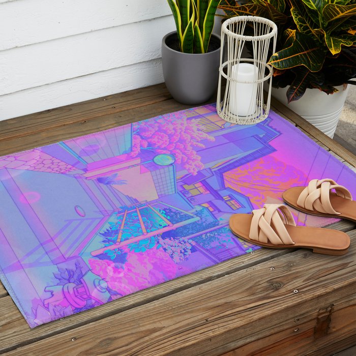 Sunset Walk Outdoor Rug Gallery Image 2