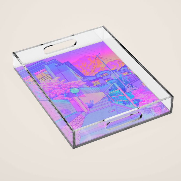 Sunset Walk Acrylic Tray Gallery Image 1