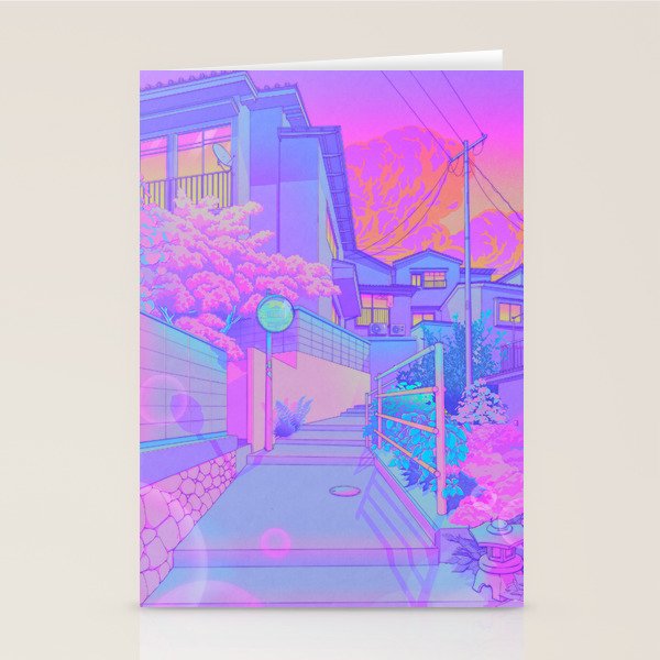 Sunset Walk Stationery Card Gallery Image 2
