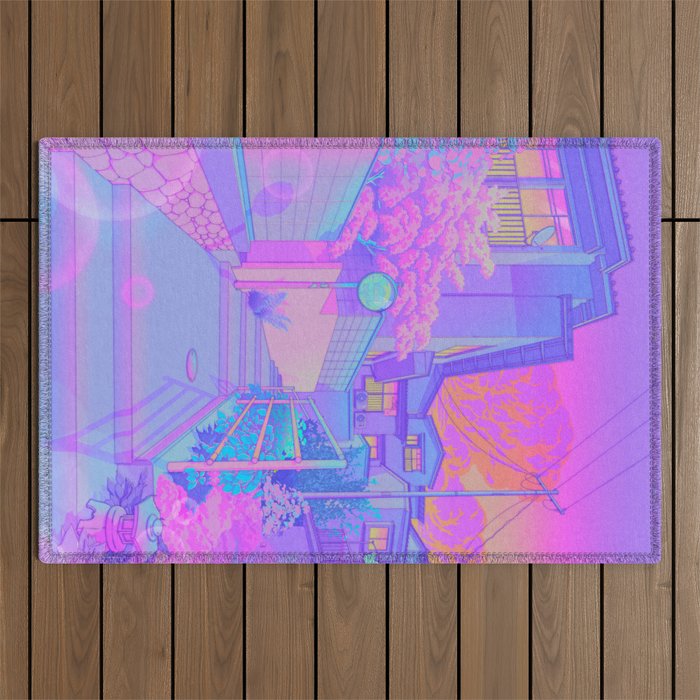 Sunset Walk Outdoor Rug Gallery Image 1