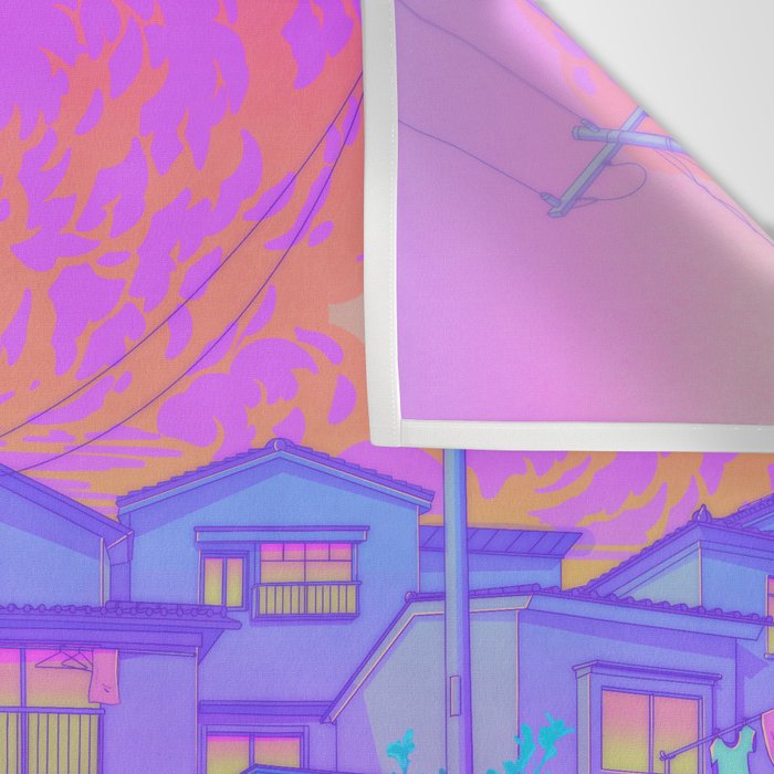 Sunset Walk Wall Tapestry Gallery Image 3