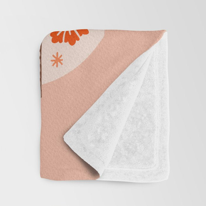 Cowgirl Boots - Orange and Green Throw Blanket Gallery Image 3