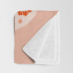 Cowgirl Boots - Orange and Green Throw Blanket Gallery Image 3