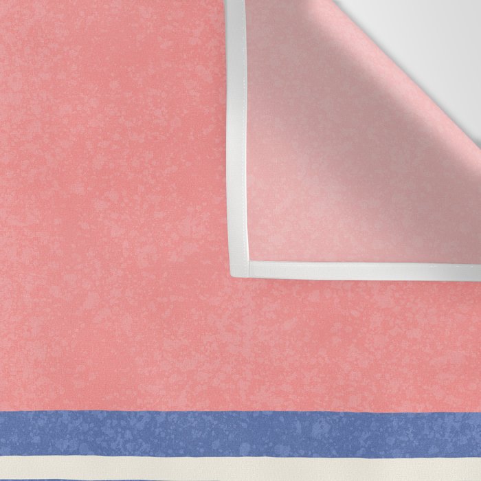 Beach Horizon Lines pink blue Wall Tapestry Gallery Image 3