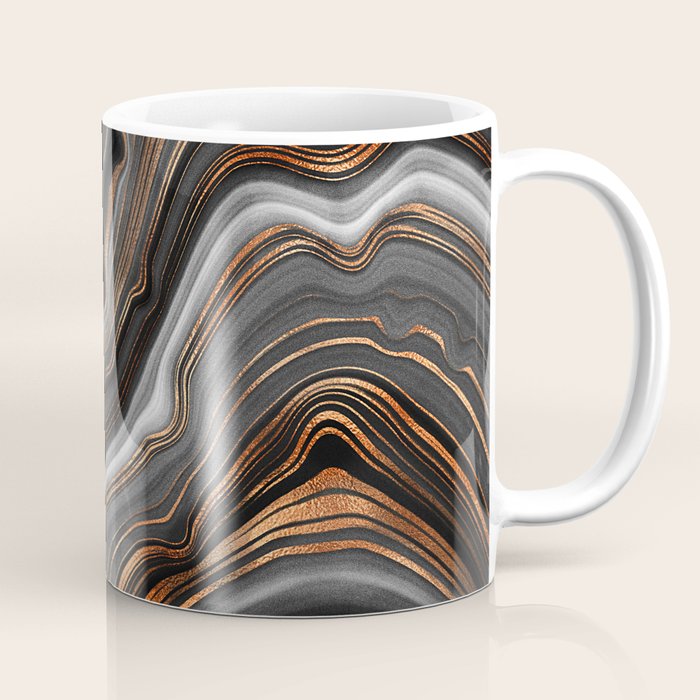 Glowing Marble Waves  Coffee Mug Gallery Image 1