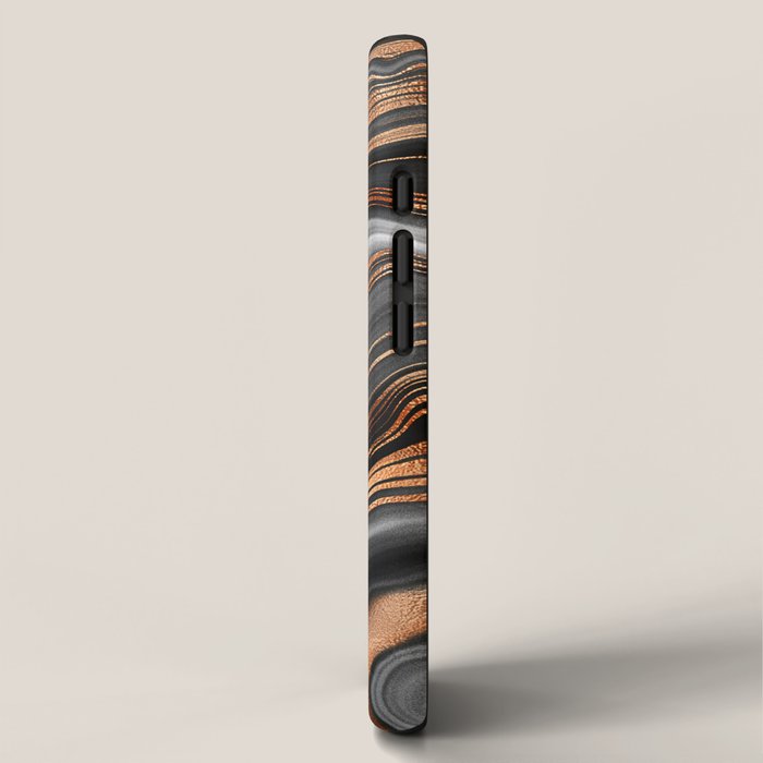 Glowing Marble Waves  iPhone Case Gallery Image 2