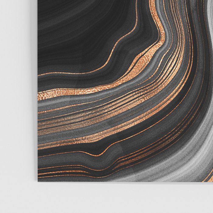 Glowing Marble Waves  Poster Gallery Image 3