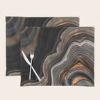 Glowing Marble Waves  Placemat Gallery Image 1