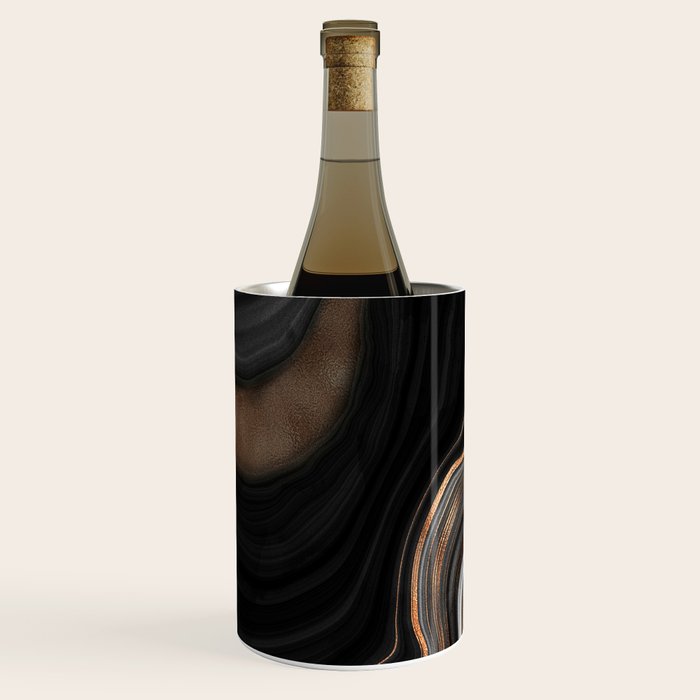 Glowing Marble Waves  Wine Chiller Gallery Image 2