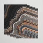 Glowing Marble Waves  Wrapping Paper Gallery Image 3