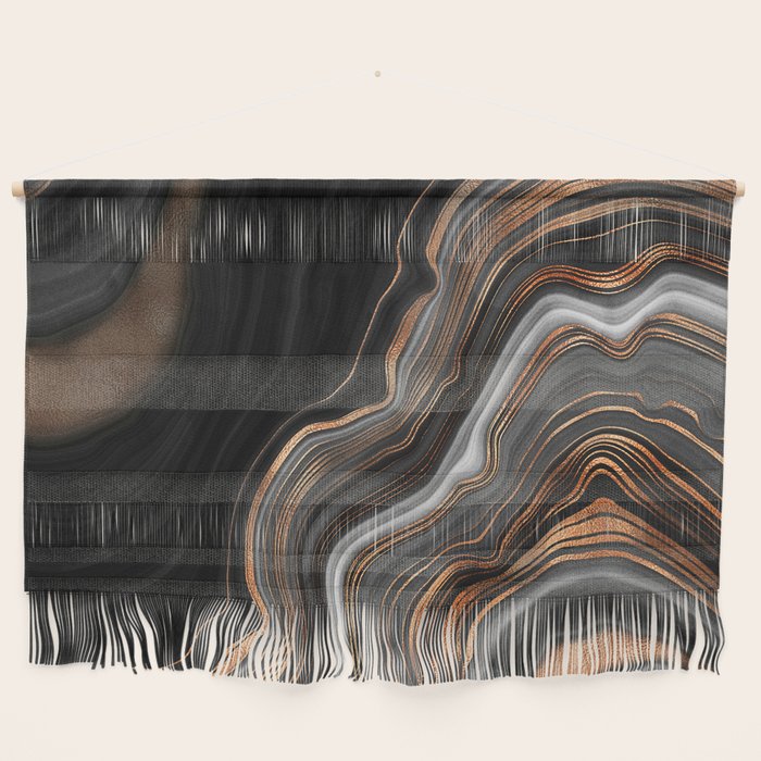Glowing Marble Waves  Wall Hanging Gallery Image 1