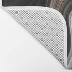 Glowing Marble Waves  Bath Mat Gallery Image 2