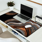 Glowing Marble Waves  Desk Mat Gallery Image 2
